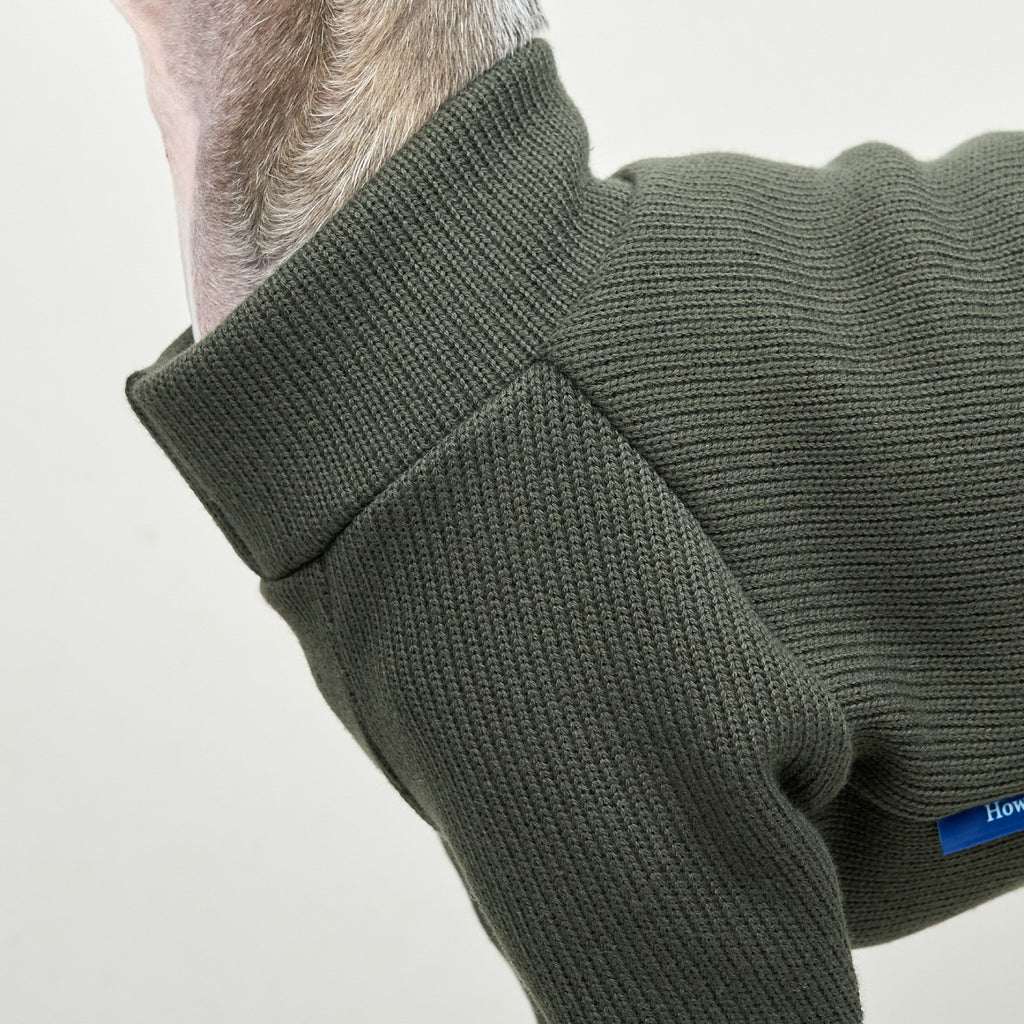 QUARTER KNIT SWEATER