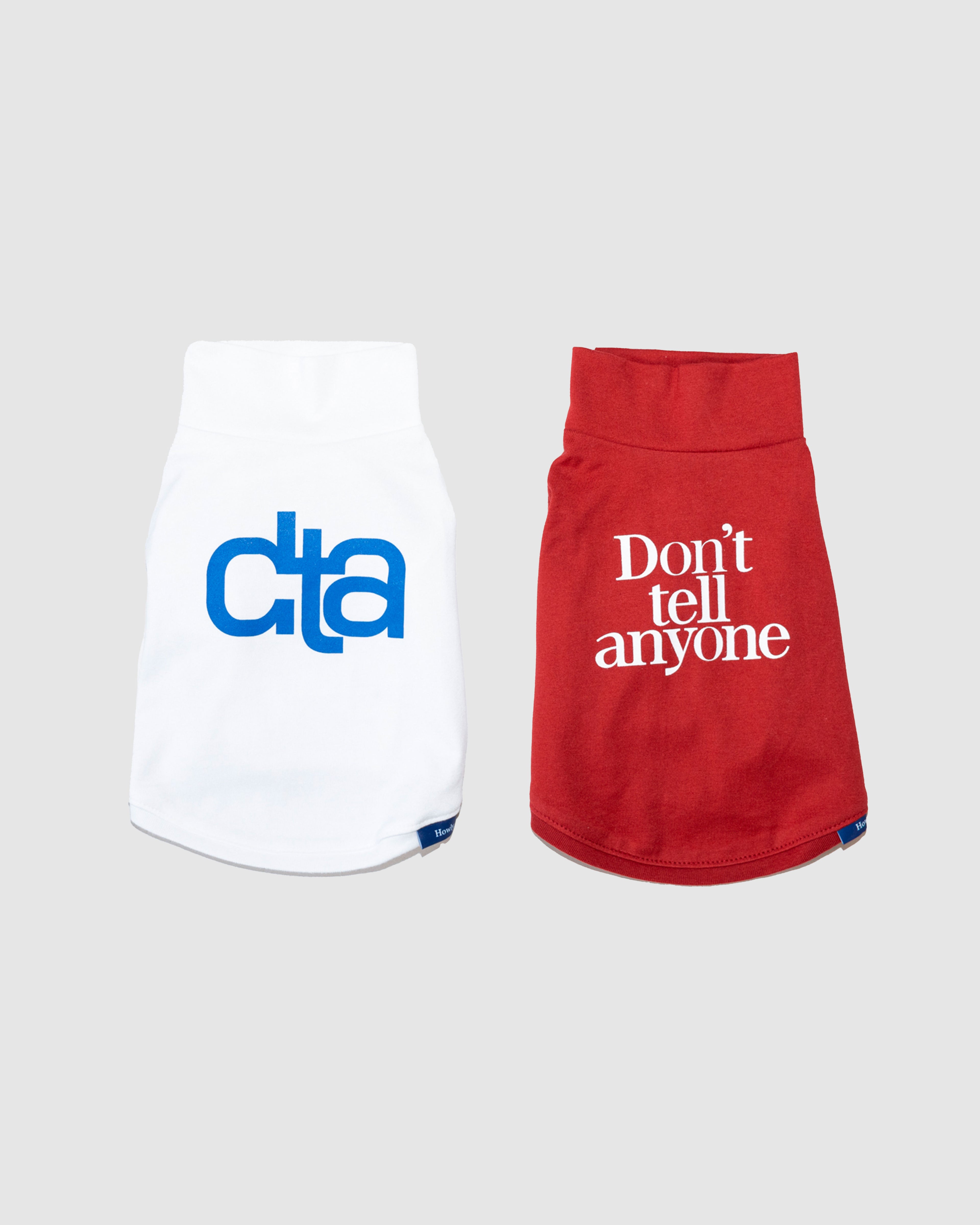 DOG PACK T-SHIRTS for Don't tell anyone（slimtype）