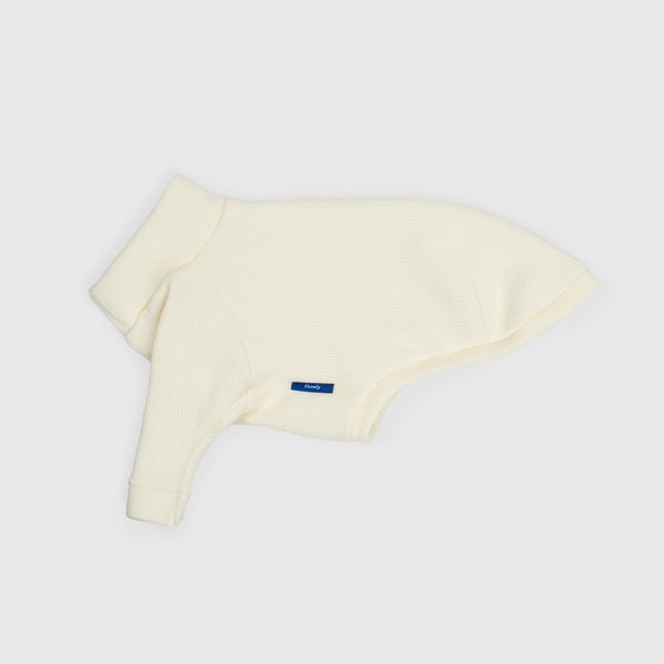 QUARTER KNIT SWEATER | Howly | QUARTER KNIT生地で、優しいセーター