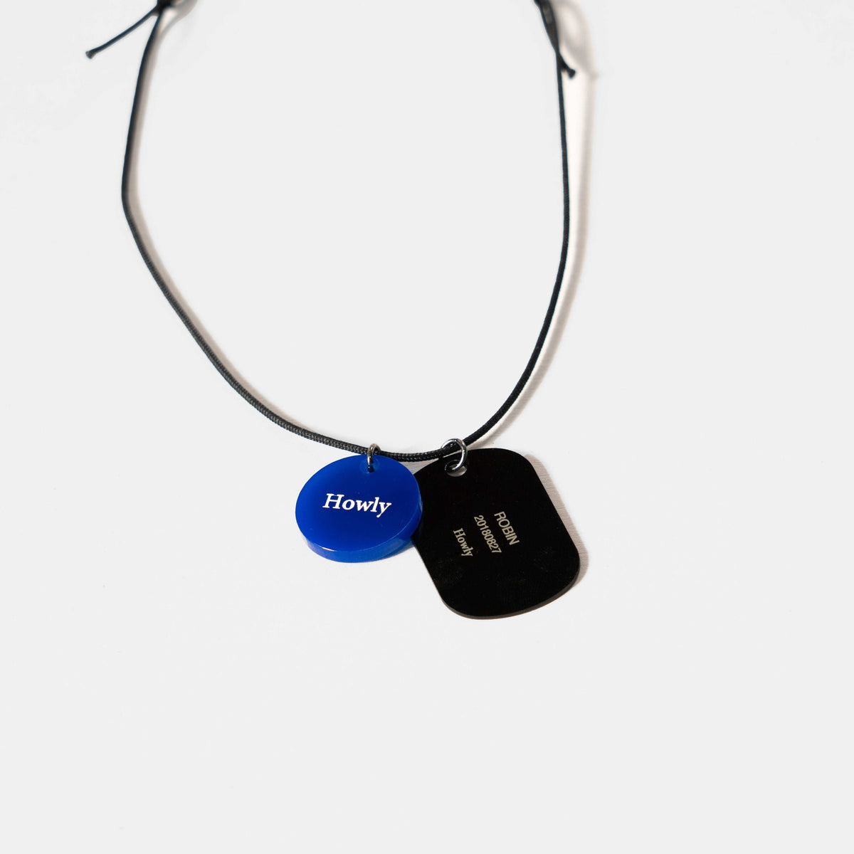 HOWLY DOGTAG Necklace｜刻印可能 ドッグタグネックレス 首輪 チャーム 