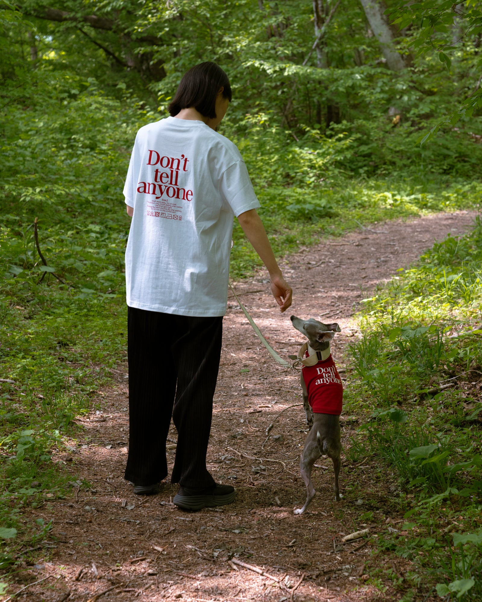 DOG PACK T-SHIRTS for Don't tell anyone | Howly | コラボドッグ