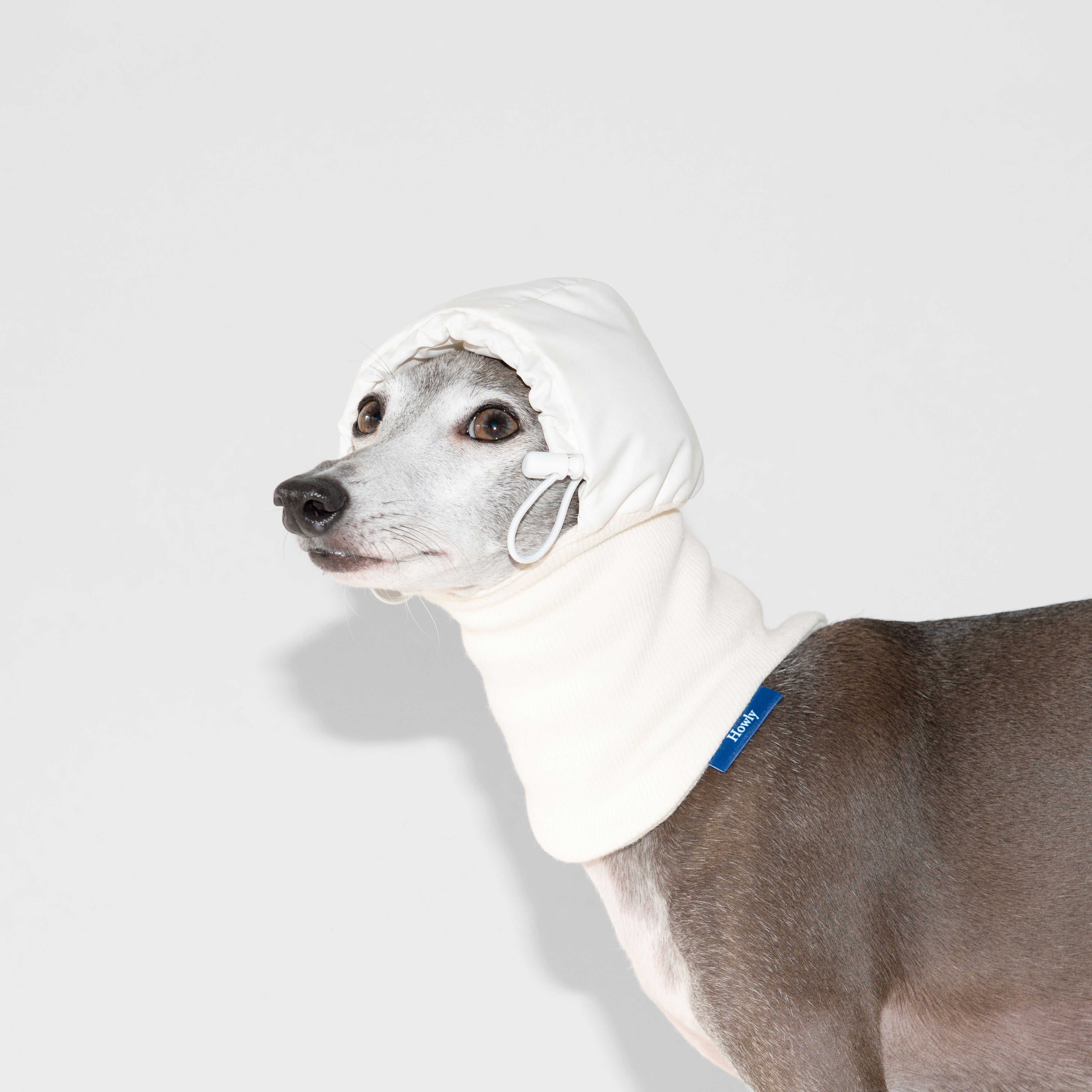 DOG PUFF BALACLAVA White – Howly